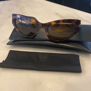 Saint Lauren Cat-Eye framed Sunglasses.